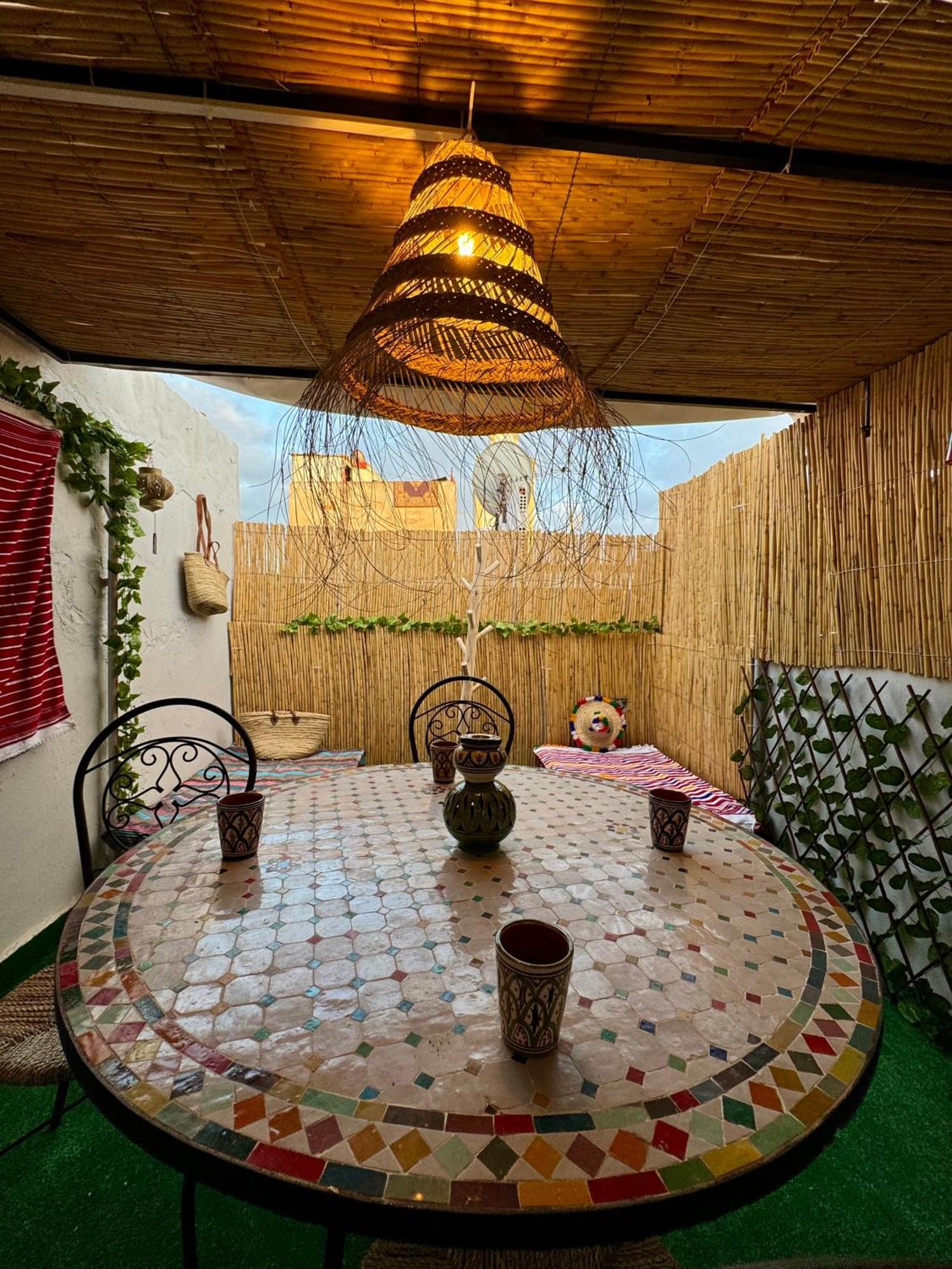 La Casa De Oussama With Traditional Private Terrace ราบัต ภายนอก รูปภาพ