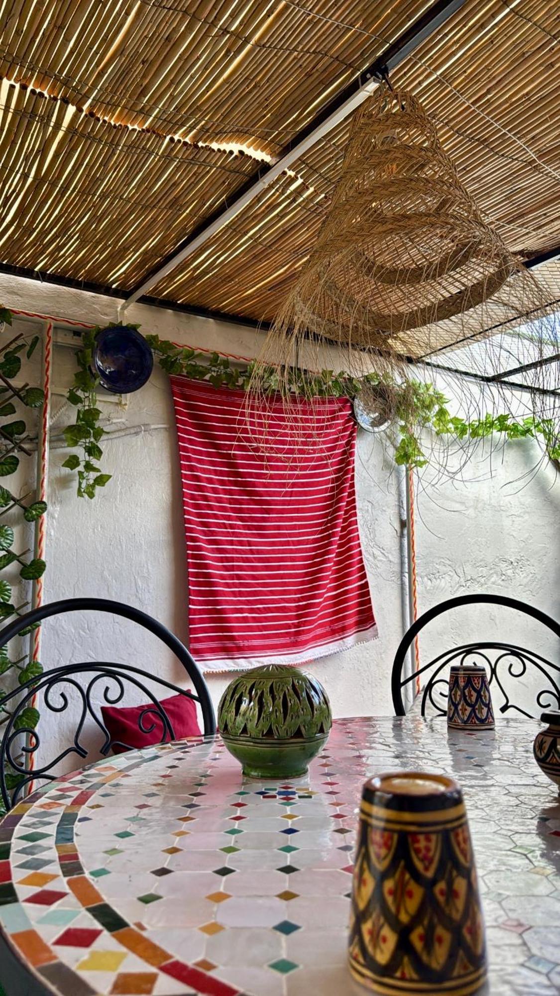 La Casa De Oussama With Traditional Private Terrace ราบัต ภายนอก รูปภาพ